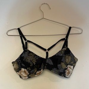 Vintage Floral Bra